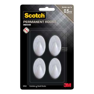 Scotch 3m Permanent Hook - Small (HR02) Scotch 3m Permanent Hook - Small (HR02)