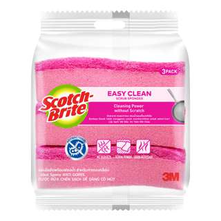 Scotch Brite Easy Clean Scrub Sponge - Non-Scratch Scotch Brite Easy Clean Scrub Sponge - Non-Scratch
