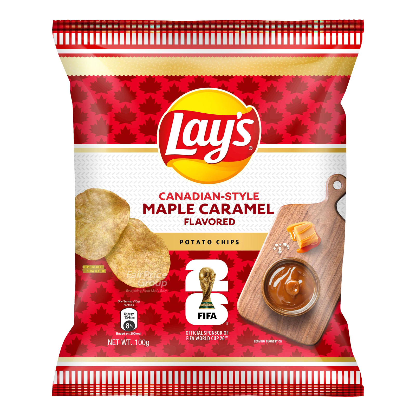 Lay's Potato Chips - Canadian Style Maple Caramel