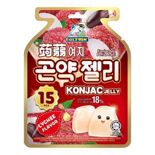 Captain Dolphin Konjac Jelly - Lychee Captain Dolphin Konjac Jelly - Lychee