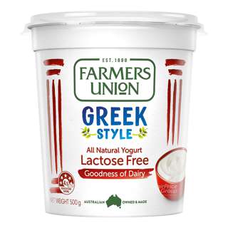 Farmers Union Greek Style High Protein Yogurt Cup - Lactose Free