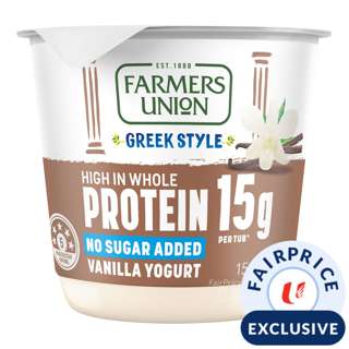 Farmers Union Greek Style High Protein Yogurt Cup - Vanilla