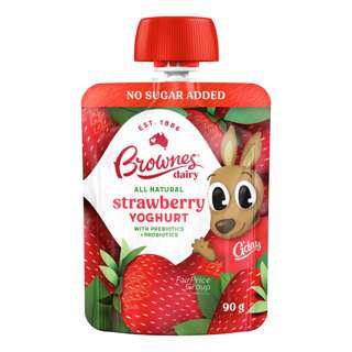 Brownes Yogurt Pouch - Strawberry Brownes Yogurt Pouch - Strawberry