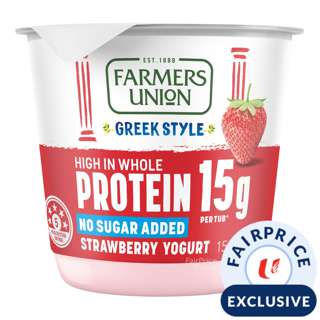 Farmers Union Greek Style High Protein Yogurt Cup - Strawberry Farmers Union Greek Style High Protein Yogurt Cup - Strawberry