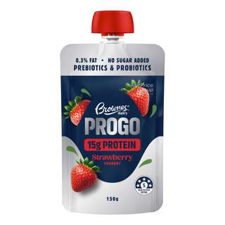 Brownes High Protein Yogurt Pouch - Strawberry