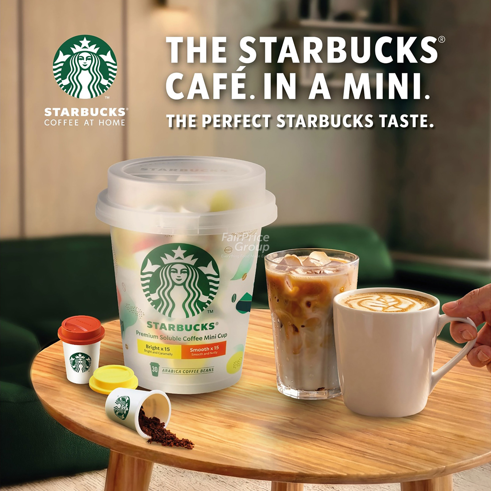 Starbucks Premium Soluble Coffee 30個 Starbucks Soluble Coffee - Mini Cup | NTUC FairPrice