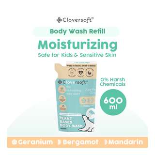 Cloversoft Body Wash - Geranium, Bergamot & Mandarin (Refill)