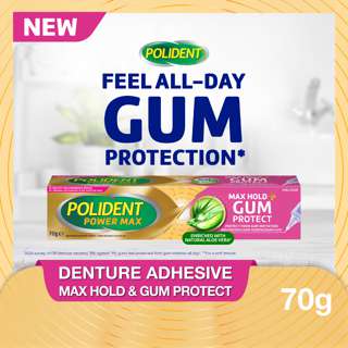 Polident Max Hold & Gum Adhesive