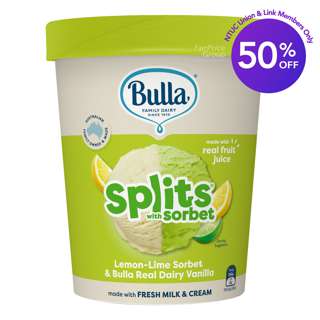 Bulla Splits Sorbet Ice Cream - Lemon Lime