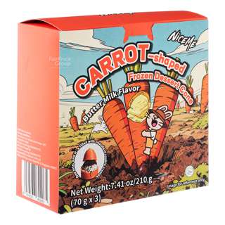 Niceme Ice Cream - Carrot Shaped