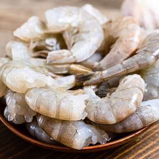 Seafood Boy Frozen Jumbo Peeled Prawn Meat - Tail On Seafood Boy Frozen Jumbo Peeled Prawn Meat - Tail On