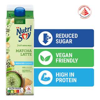 F & N NutriSoy High Calcium Fresh Soya Milk - Matcha Latte