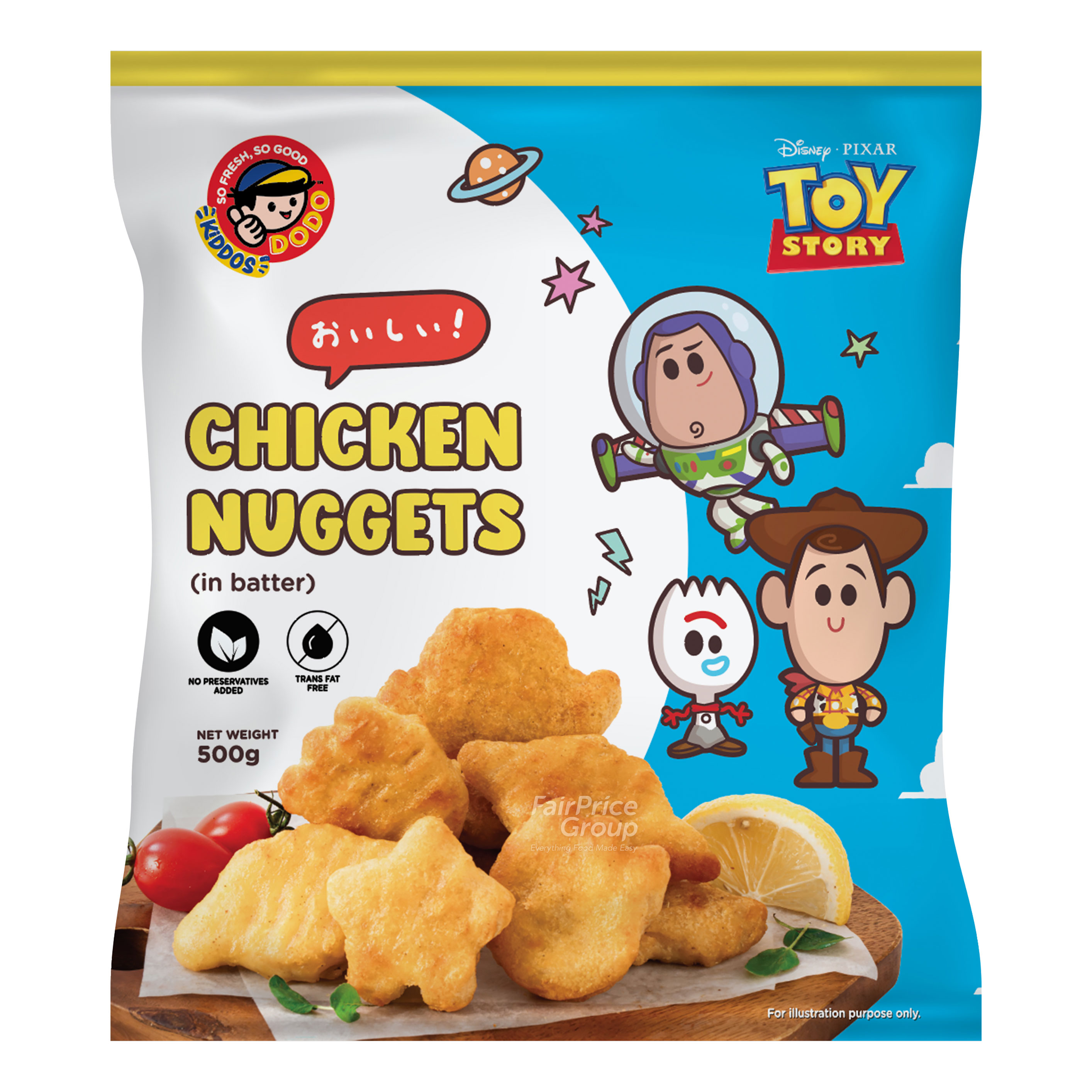 Dodo Kiddos Chicken Nuggets - Toy Story | NTUC FairPrice