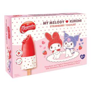 Magnolia Ice Cream Stick - My Melody X Kuromi Strawberry Yoghurt