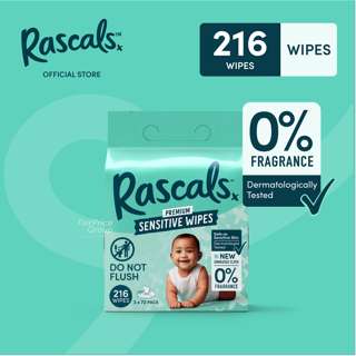 Rascals Sensitive Baby Wipes
