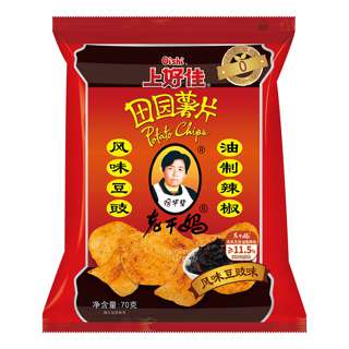 Oishi Laoganma Potato Chips - Fermented Black Bean Flavor
