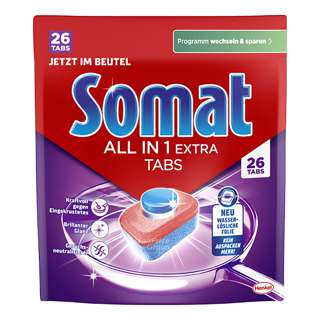 Somat All in 1 Dishwasher Tab