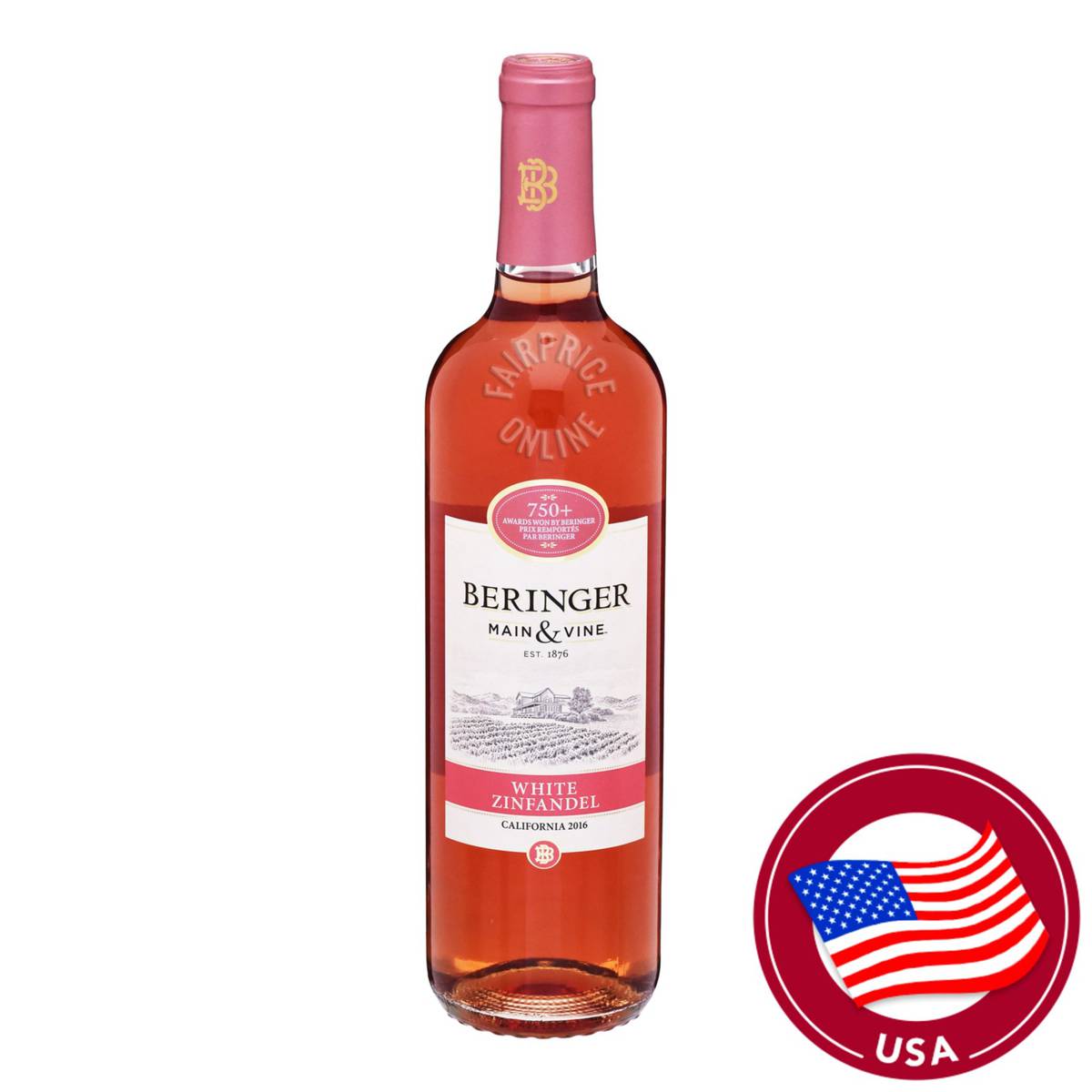Beringer Main & Vine White Wine Rose NTUC FairPrice