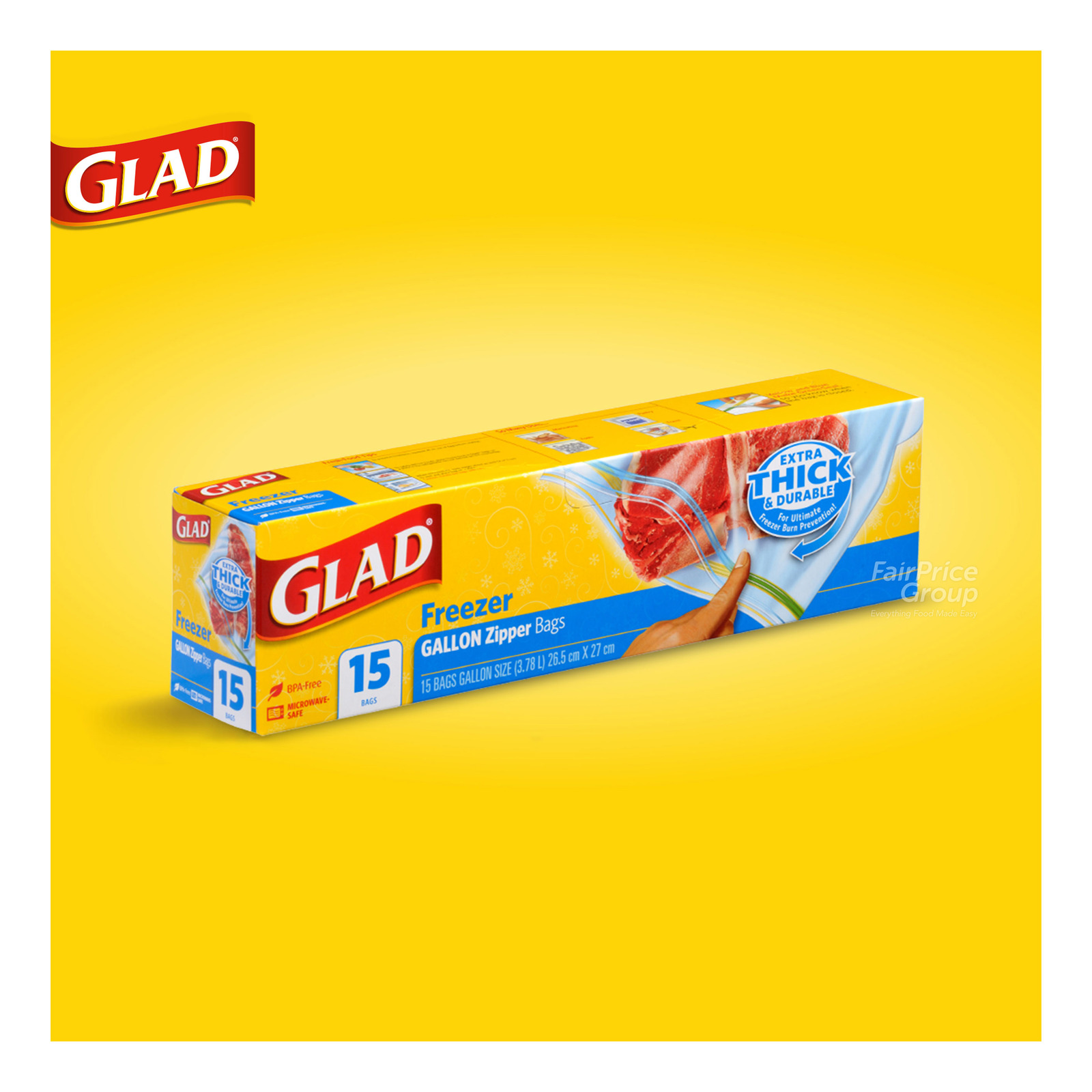Lacy's Zipbag Storage & Freezer Bags - Quart | NTUC FairPrice