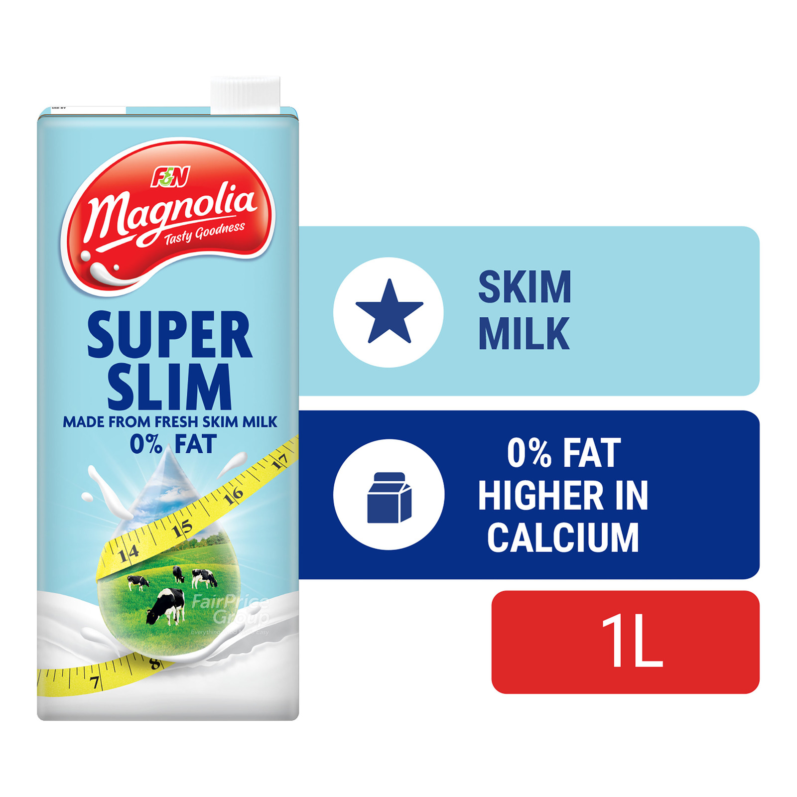 F & N Magnolia UHT Milk - Super Slim (Skim)