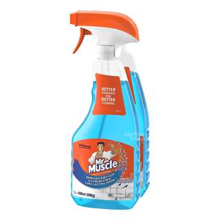 Mr Muscle Glass Cleaner with Refill - Super Active Mr Muscle Glass Cleaner with Refill - Super Active