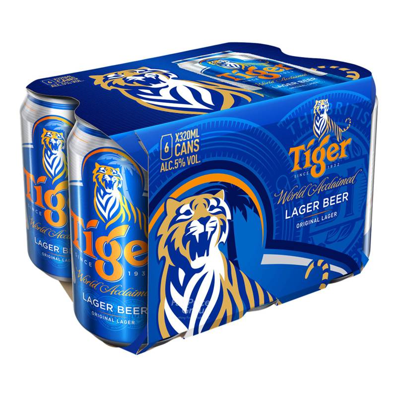 Tiger Lager Beer Can NTUC FairPrice