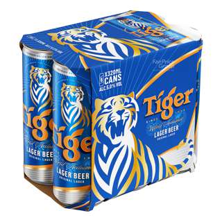 Tiger Lager Beer Can