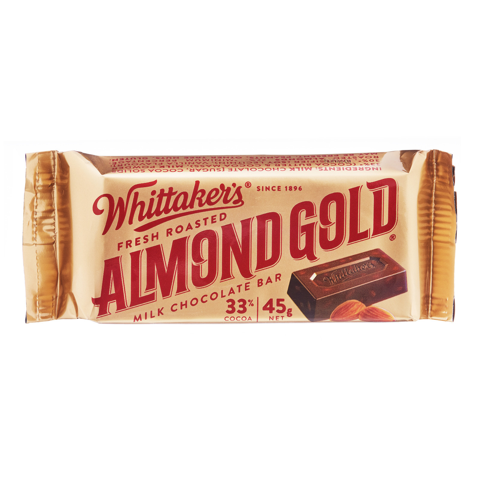 Whittaker's Milk Chocolate Bar - Almond Gold | NTUC FairPrice