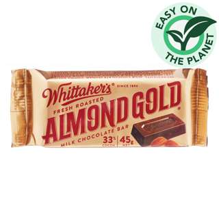Whittaker's Milk Chocolate Bar - Almond Gold