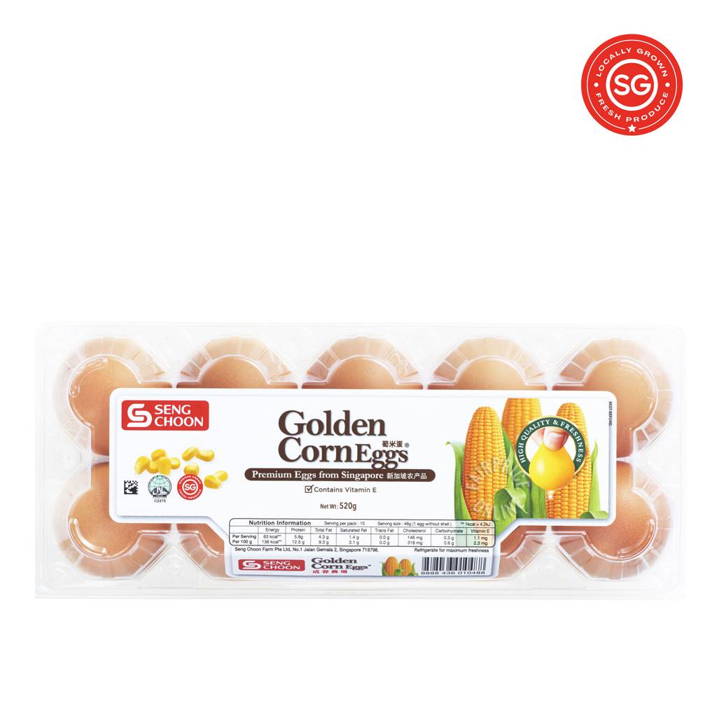 Seng Choon Lower Cholesterol Eggs Golden Corn NTUC FairPrice