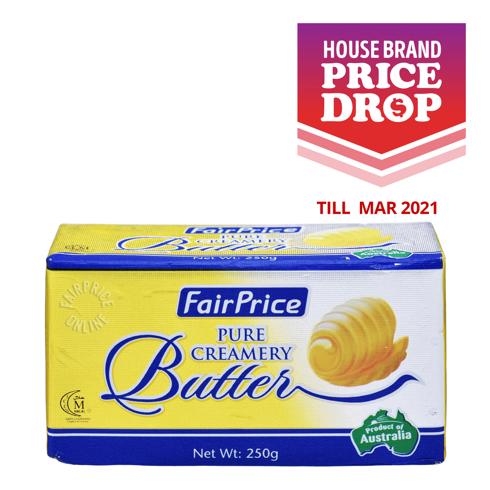 FairPrice Block Butter - Pure Creamery
