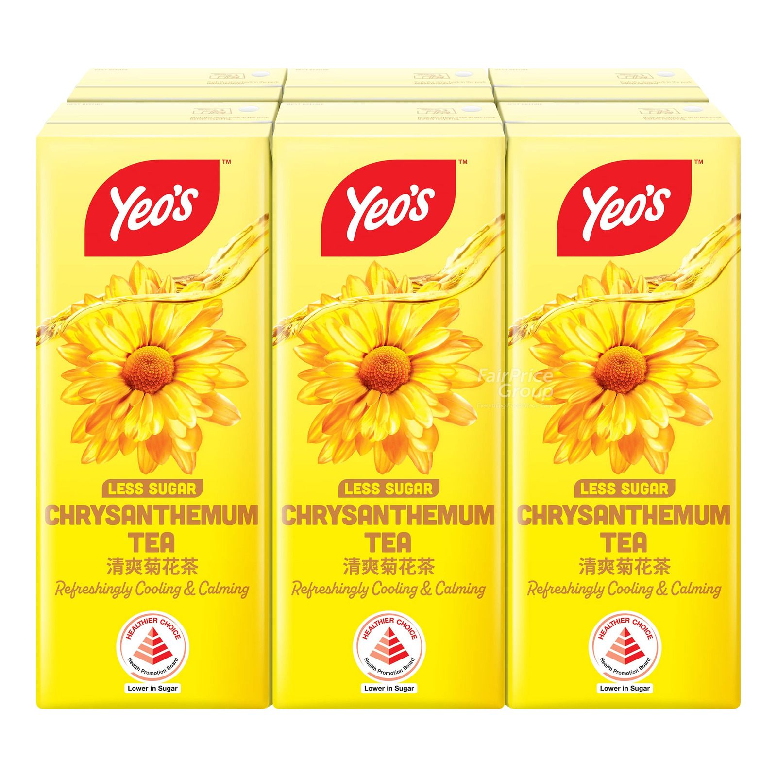 Yeo's Packet Drink Chrysanthemum Tea (Not So Sweet) NTUC FairPrice