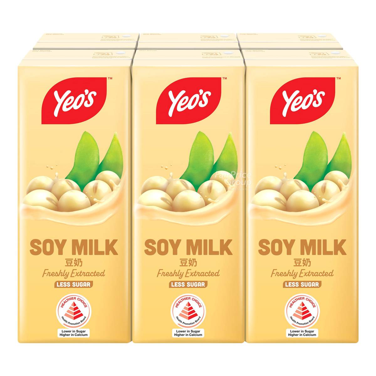 Yeo's Packet Drink Soy Bean Milk NTUC FairPrice