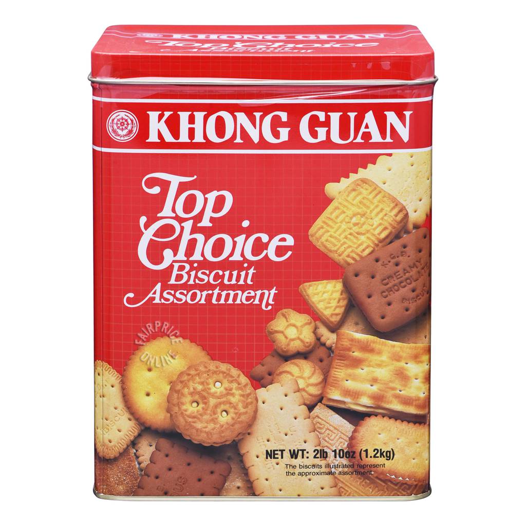 Khong Guan Assortment Biscuits - Top Choice (Tin) | NTUC FairPrice