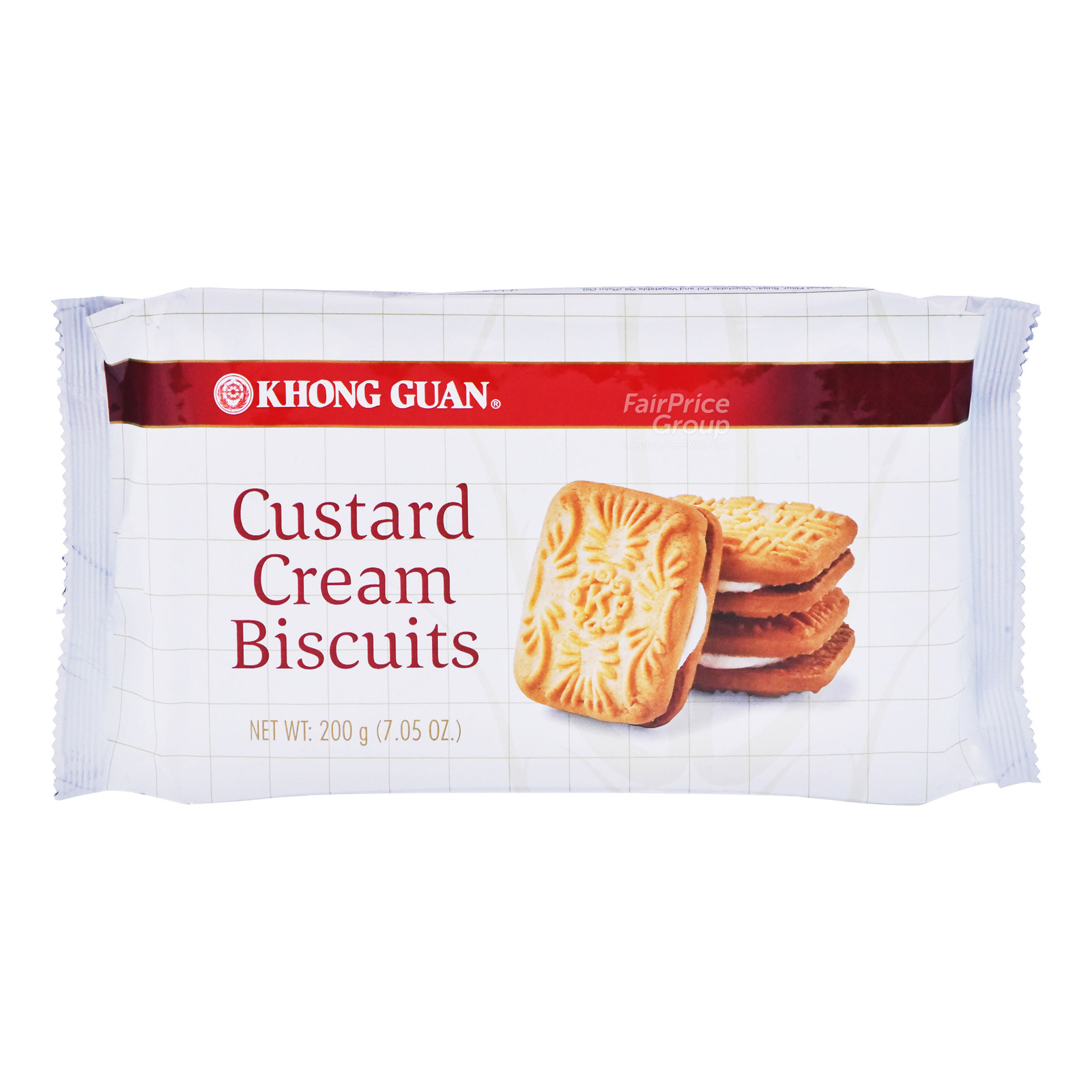Khong Guan Sandwich Biscuits - Custard | NTUC FairPrice