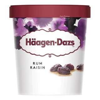 Haagen-Dazs Ice Cream - Rum & Raisin