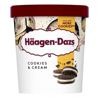 Haagen-Dazs Ice Cream - Cookies & Cream