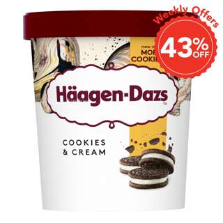 Haagen-Dazs Ice Cream - Cookies & Cream
