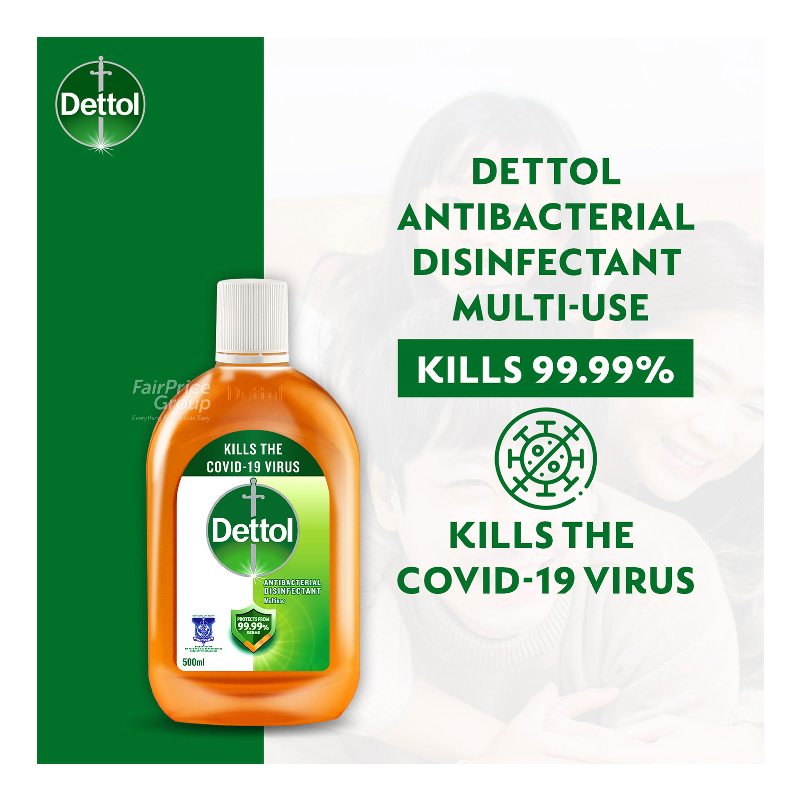 Dettol Antiseptic Germicide Liquid | NTUC FairPrice