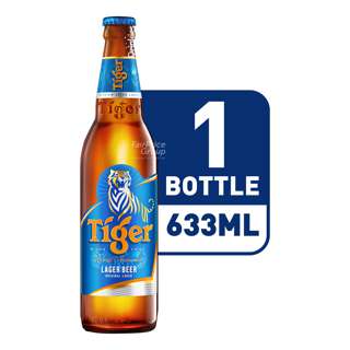 Tiger Lager Beer Quart Bottle