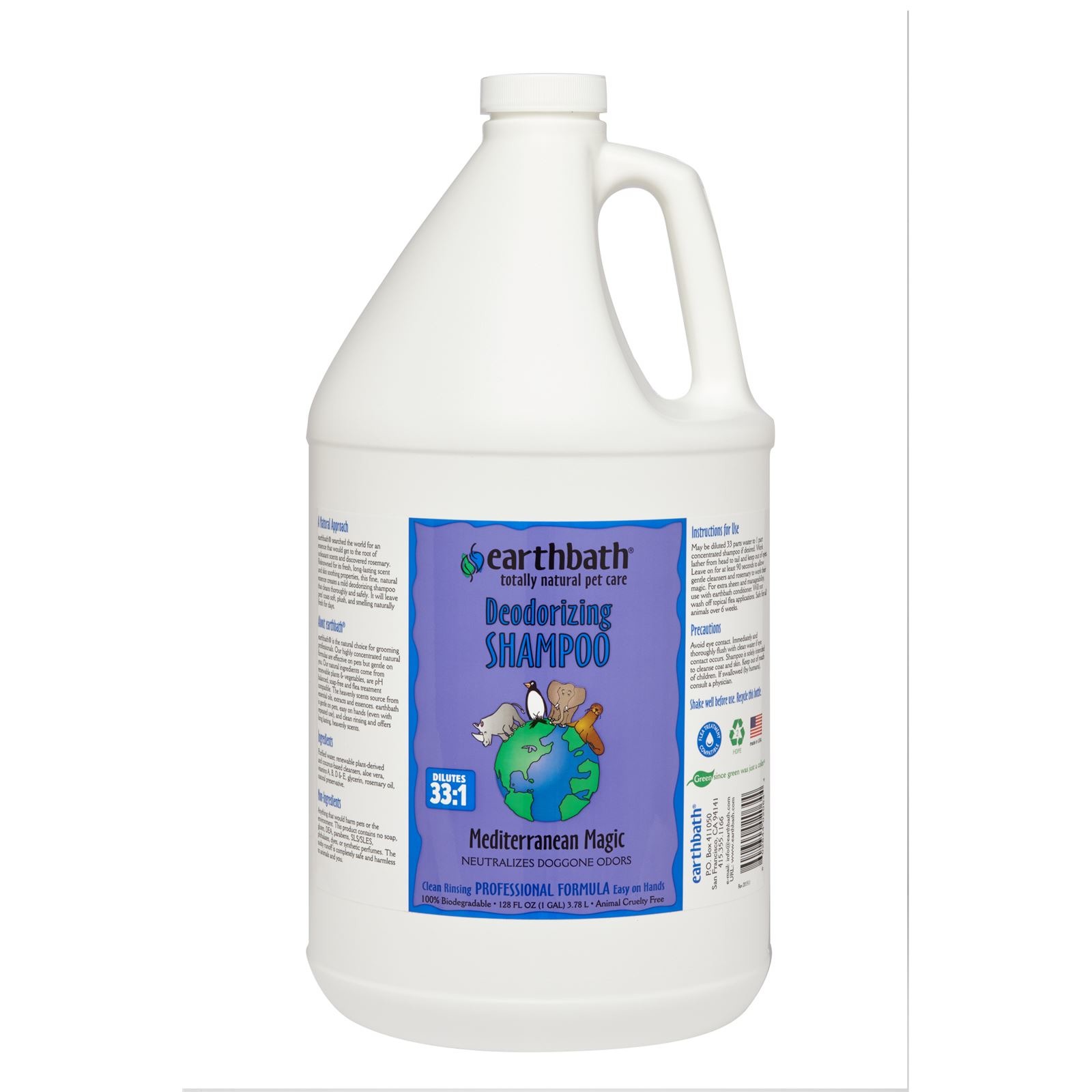 Earthbath Deodorizing Shampoo 1 gallon NTUC FairPrice