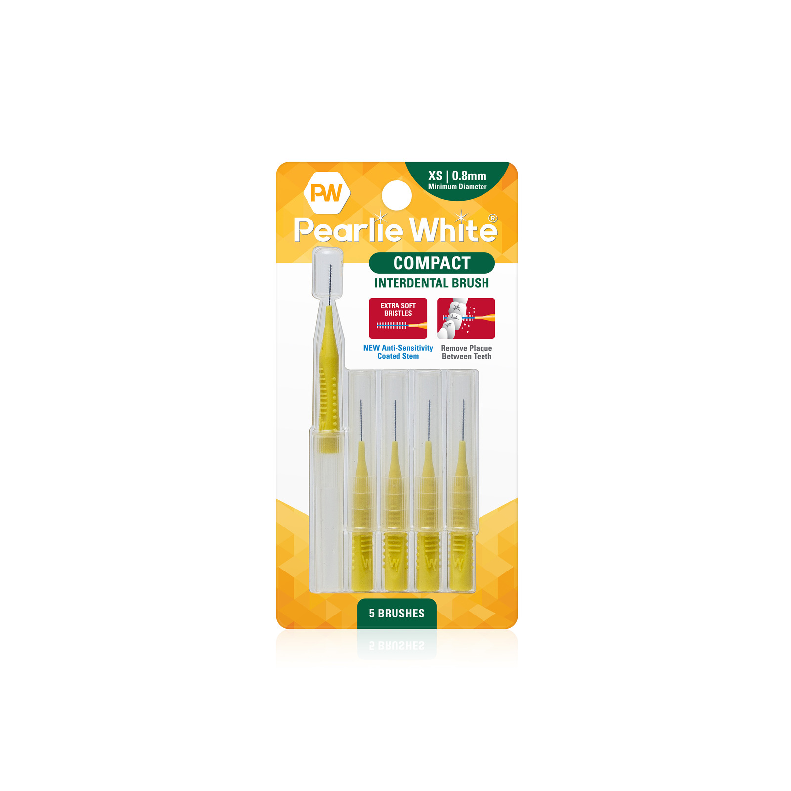 Pearlie White Compact Interdental Brush XS NTUC FairPrice