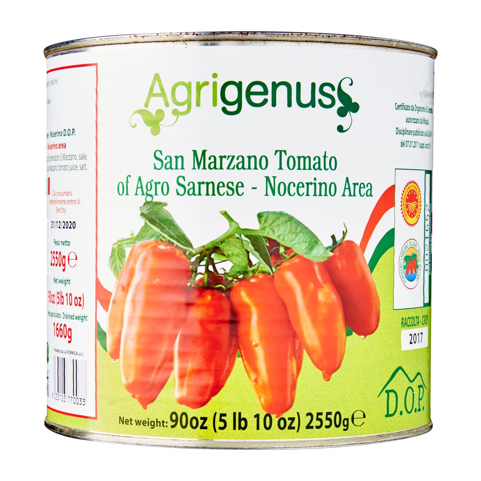 Agrigenus San Marzano Whole Peeled Tomatoes D.O.P NTUC FairPrice