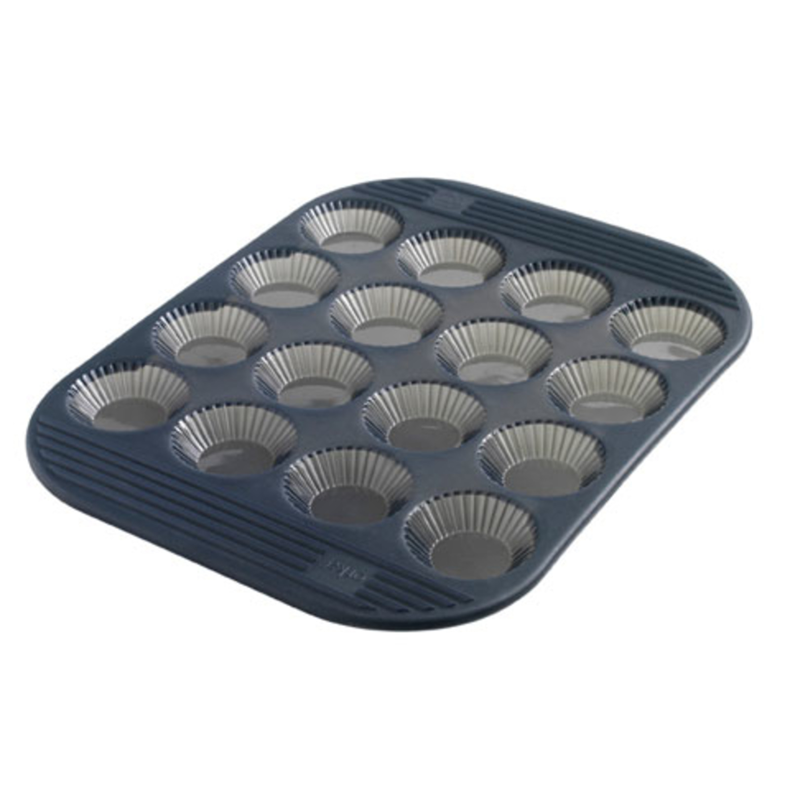Mastrad Mini 16 Fluted Tartlet Baking Pan Translucent Grey NTUC FairPrice