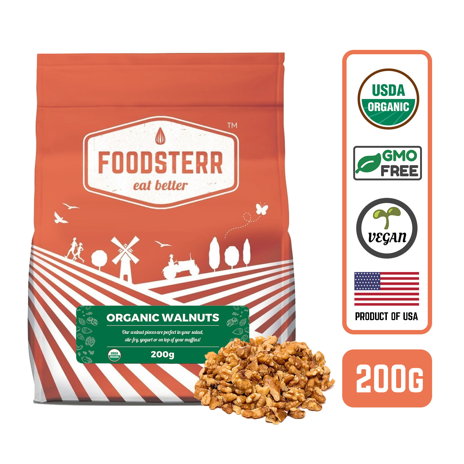 Foodsterr USA Organic Walnuts NTUC FairPrice