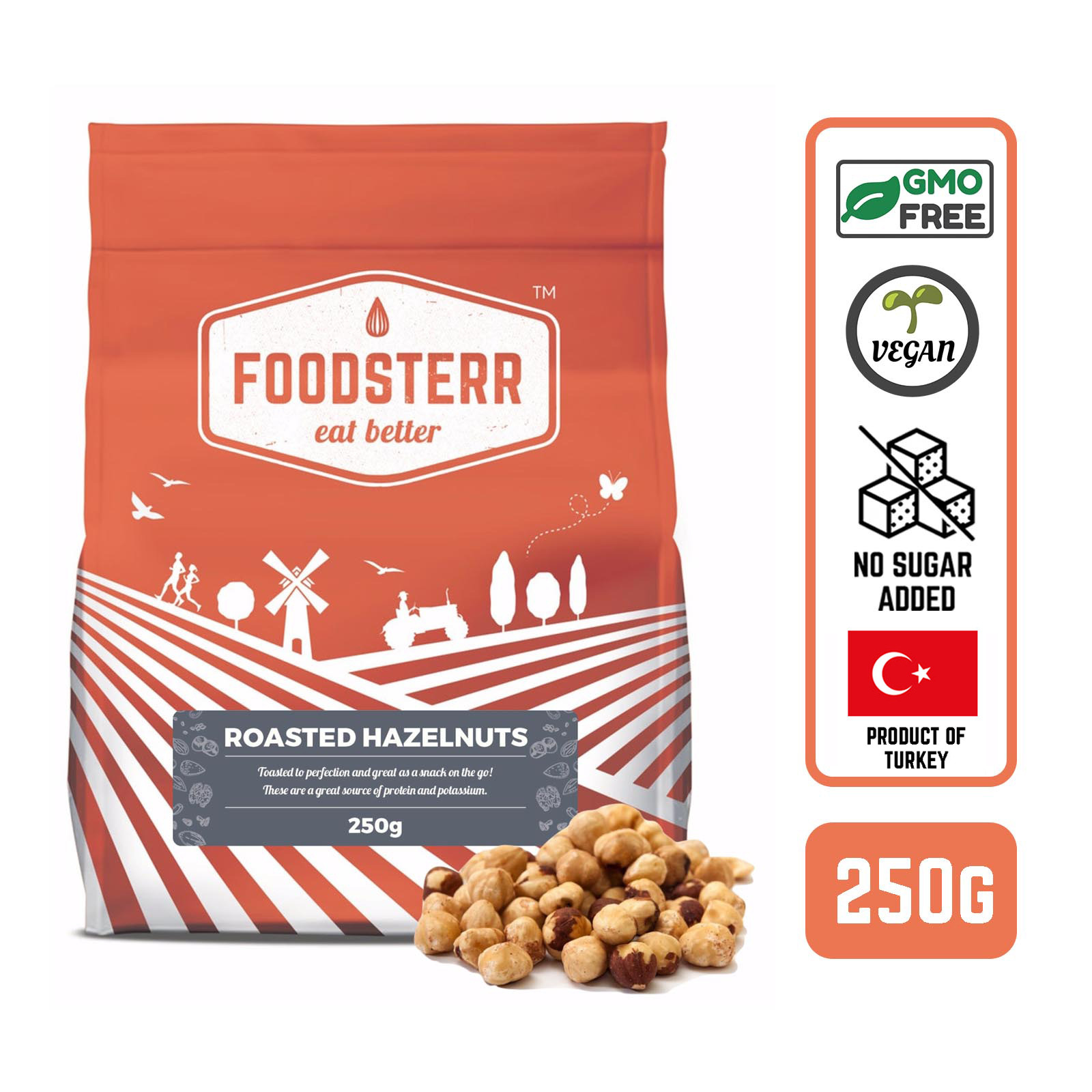 Foodsterr Roasted Turkish Hazelnuts NTUC FairPrice