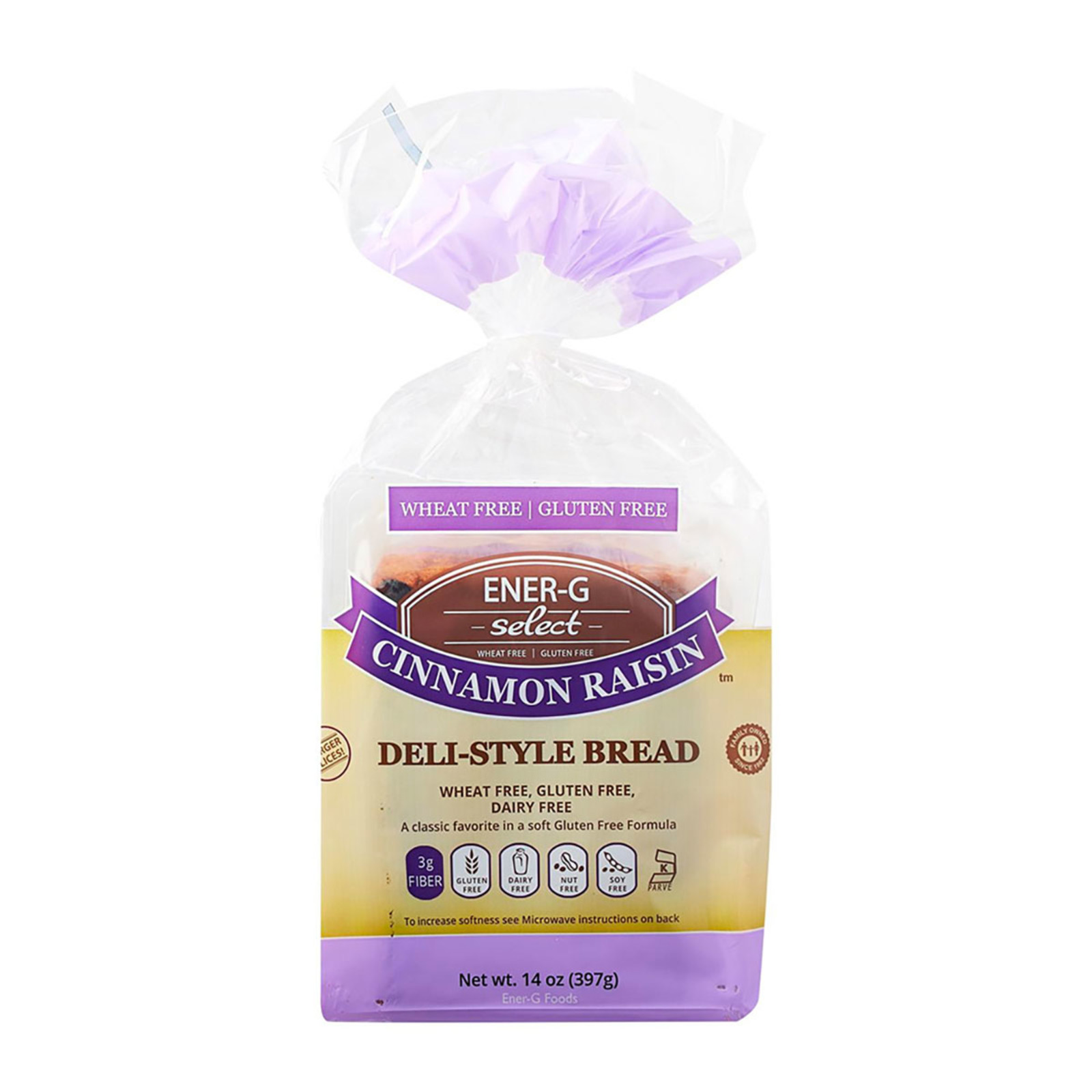 EnerG Cinnamon Raisin Bread Gluten Free NTUC FairPrice
