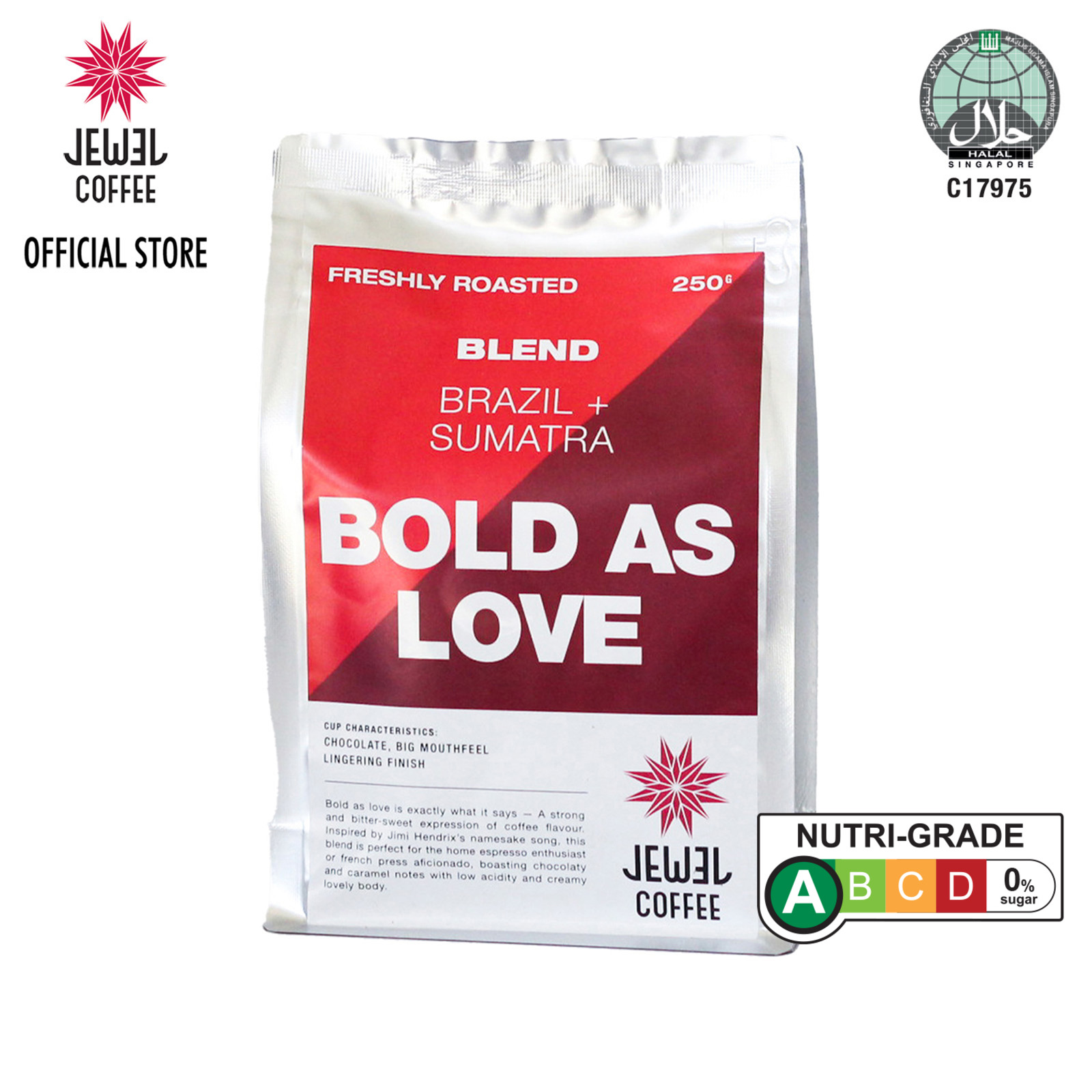 Jewel Coffee Bold As Love Blend Ground Coffee NTUC FairPrice