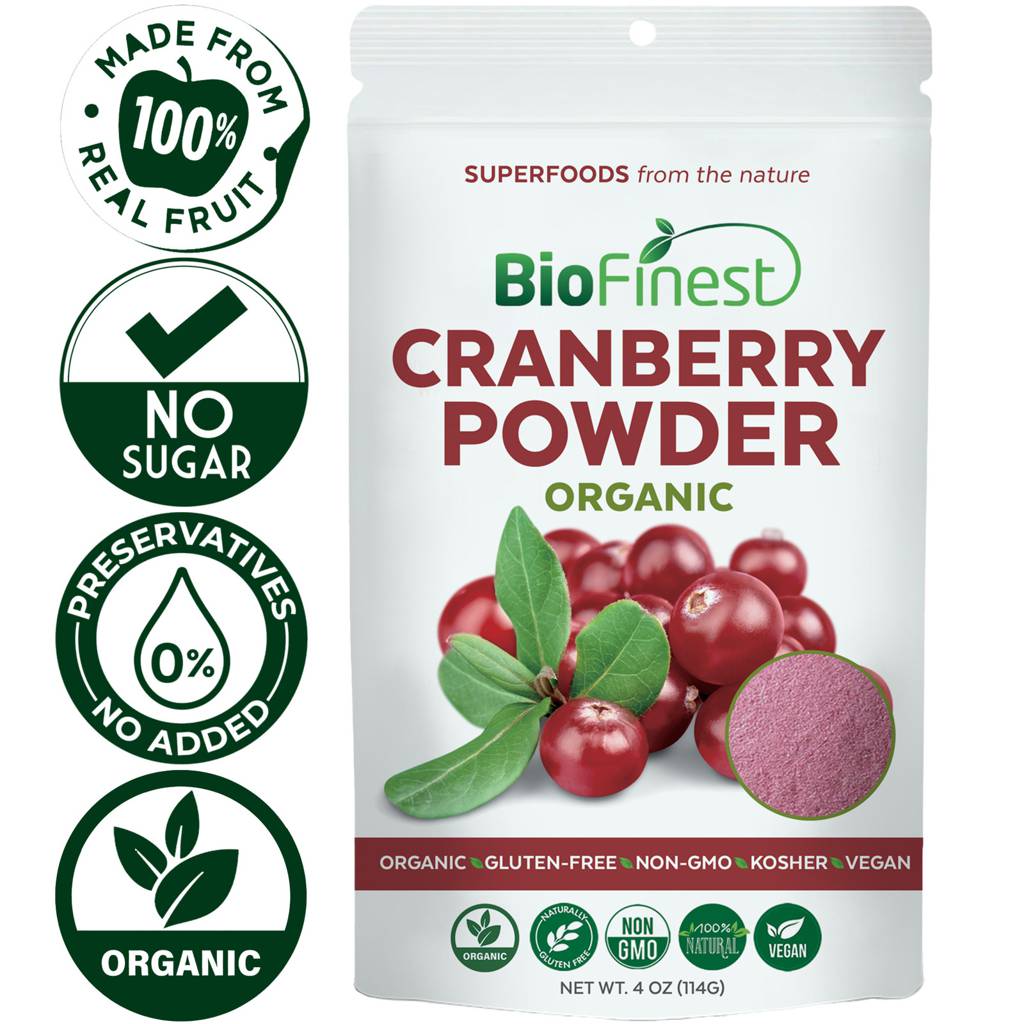 Biofinest Cranberry Juice Powder Organic Pure Superfood NTUC FairPrice