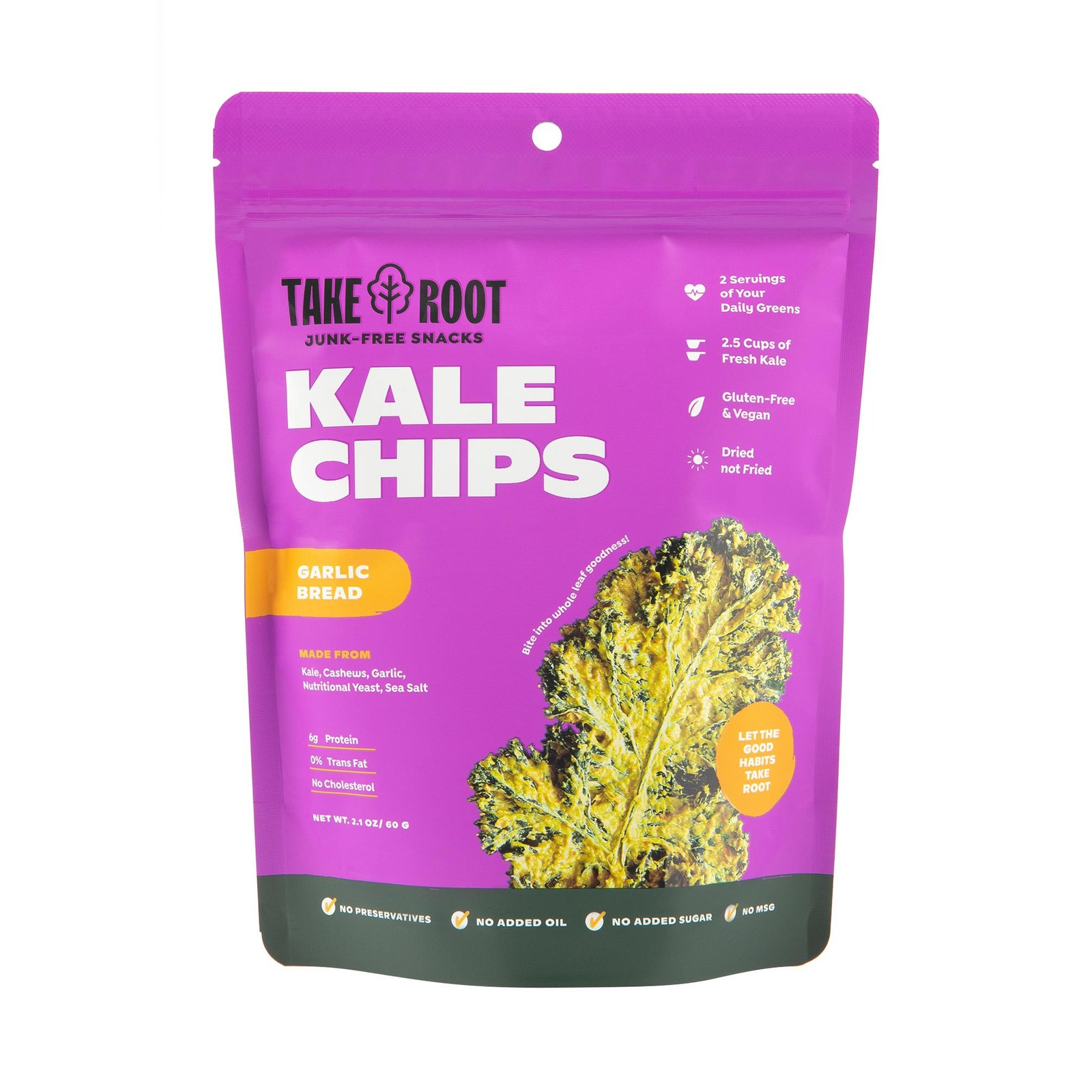 Take Root Kale Chips Sour Garlic Bread NTUC FairPrice
